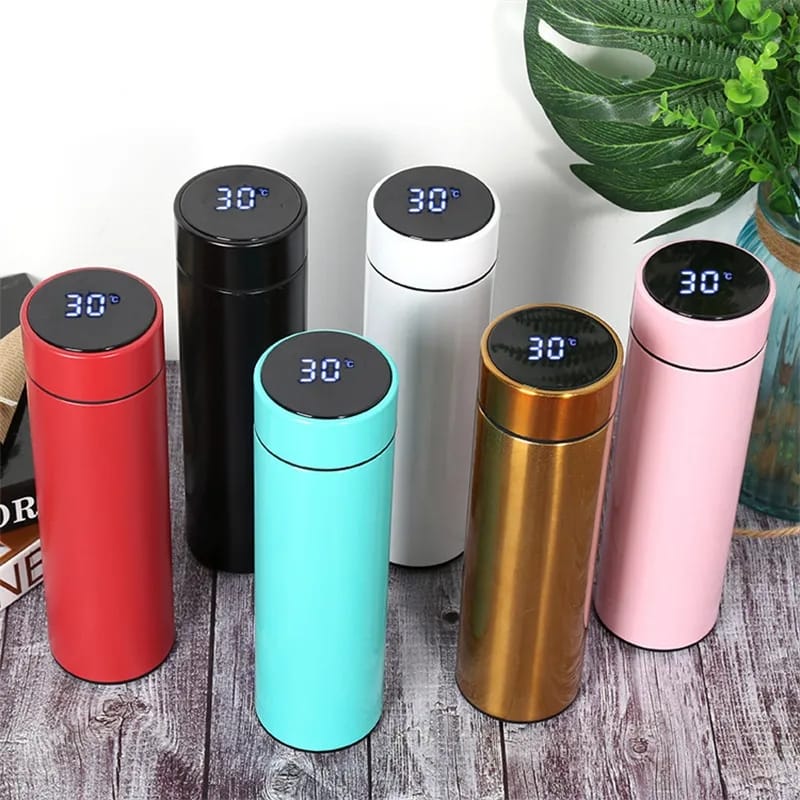 Smart LED Temperature Display Water Bottle Thermos Premium Stainless Steel